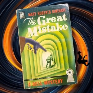 Vintage "Mapback" Mary Roberts Rinehart - The Great Mistake 1950s